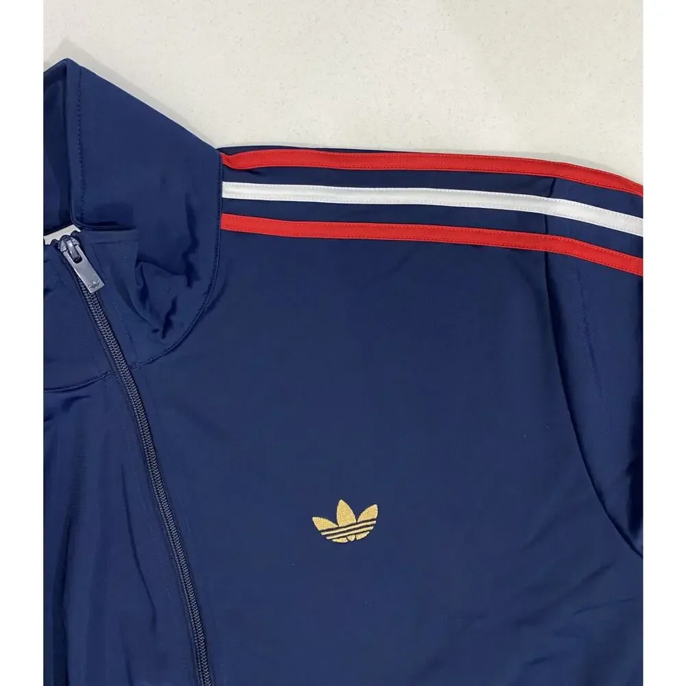 Adidas Originals Firebird Tracksuit Night Indigo Better Scarlet White Size L